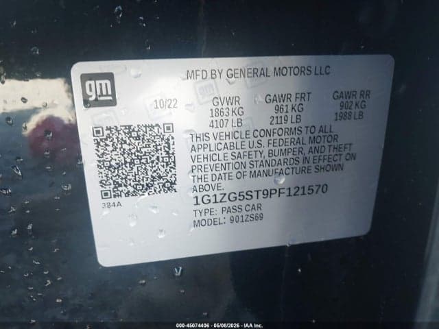 2023 CHEVROLET MALIBU FWD RS 9