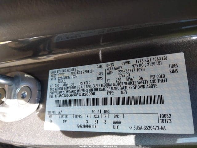 2023 FORD ESCAPE ACTIVE 9