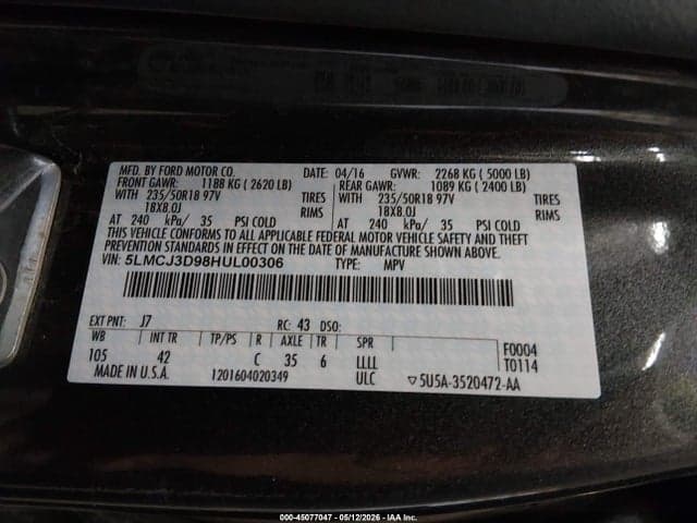 2017 LINCOLN MKC RESERVE 9