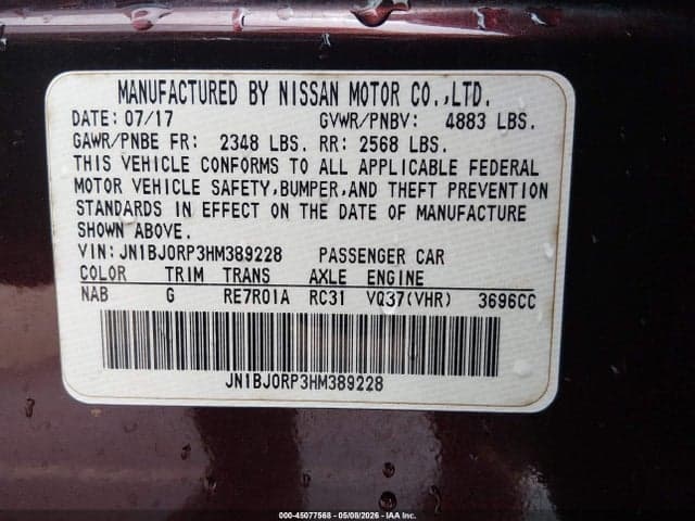 2017 INFINITI QX50 9
