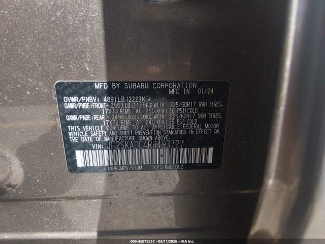 2024 SUBARU FORESTER PREMIUM 9