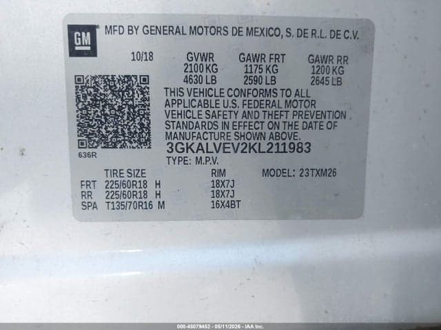 2019 GMC TERRAIN SLT 9