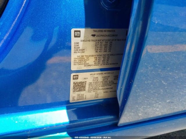 2025 CHEVROLET SILVERADO 1500 4WD SHORT BED LT WITH 2FL 9