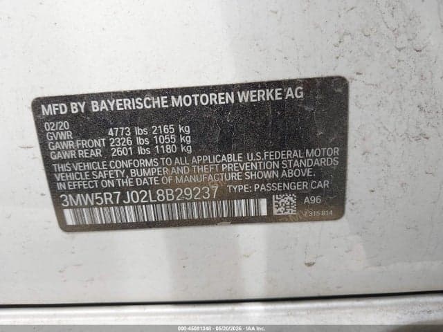 2020 BMW 330I XDRIVE 9