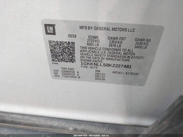 2019 GMC ACADIA SLE-2 9