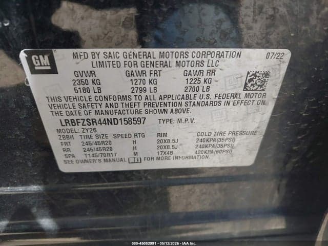 2022 BUICK ENVISION AWD AVENIR 9