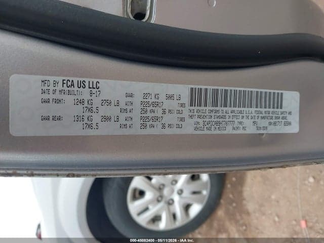 2017 DODGE JOURNEY SE 9