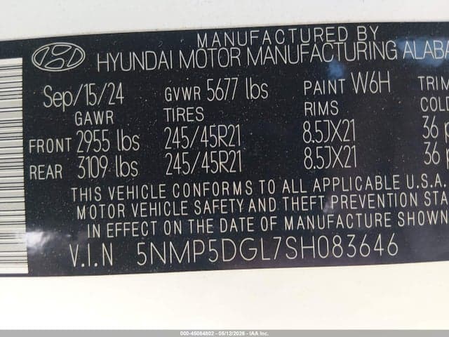 2025 HYUNDAI SANTA FE CALLIGRAPHY 9