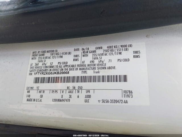 2018 FORD TRANSIT-250 8