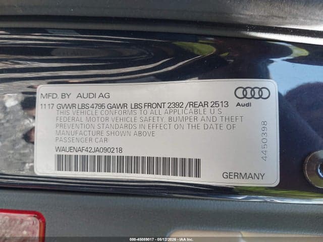 2018 AUDI A4 9