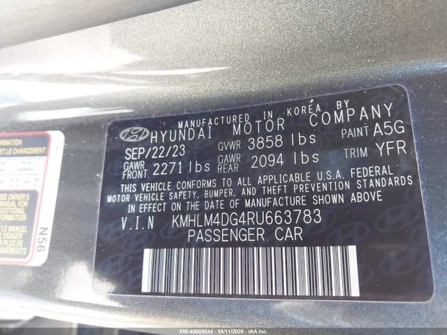 2024 HYUNDAI ELANTRA SEL 9