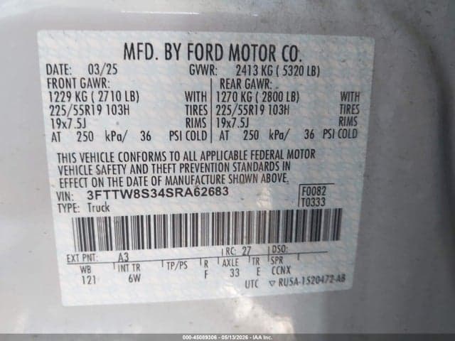 2025 FORD MAVERICK LARIAT 9