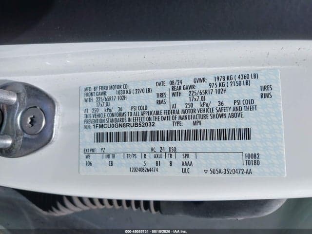 2024 FORD ESCAPE ACTIVE 9