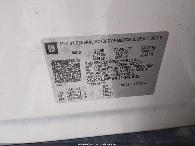 2018 GMC TERRAIN SLE 9