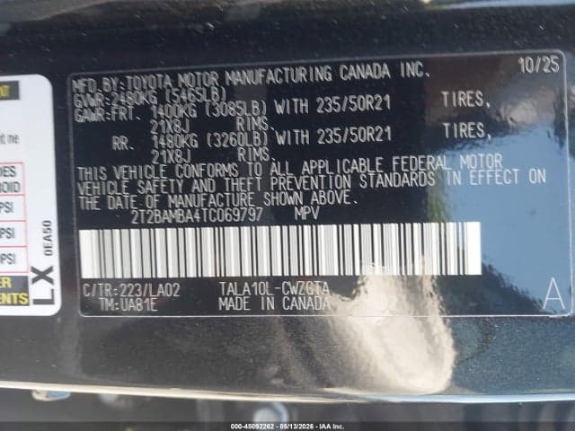 2026 LEXUS RX 350 LUXURY 9