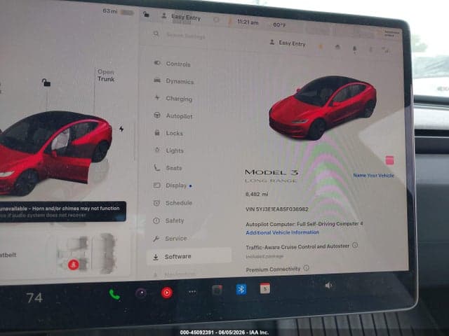 2025 TESLA MODEL 3 LONG RANGE REAR-WHEEL DRIVE/STANDARD REAR-WHEEL DRIVE 7