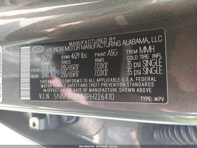 2023 HYUNDAI TUCSON SEL 9