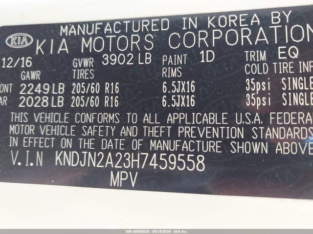 2017 KIA SOUL 9