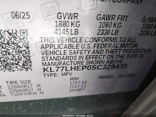 2025 CHEVROLET TRAX FWD LT 9