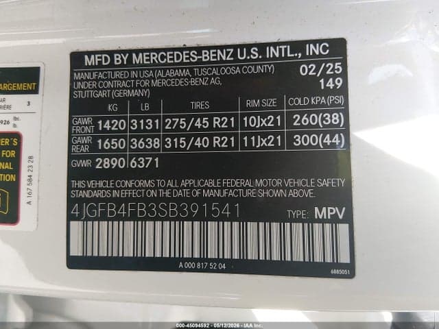 2025 MERCEDES-BENZ GLE 350 4MATIC 9