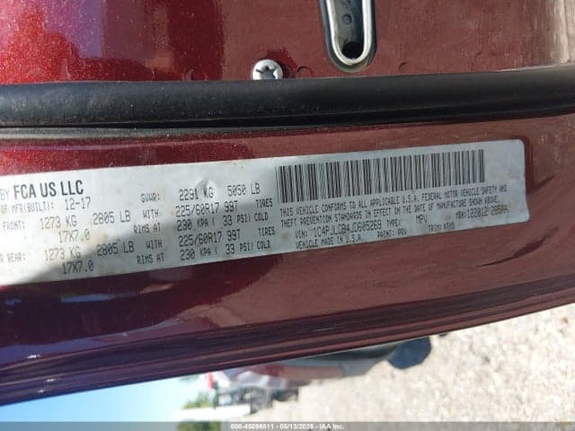 2018 JEEP CHEROKEE LATITUDE FWD 9