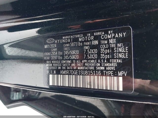2025 HYUNDAI PALISADE CALLIGRAPHY 9