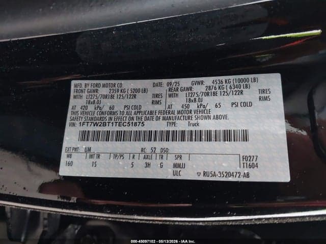 2026 FORD F-250 XL 9