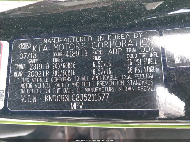 2018 KIA NIRO LX 9
