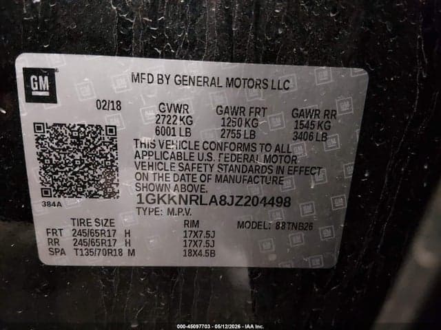 2018 GMC ACADIA SLE-1 9