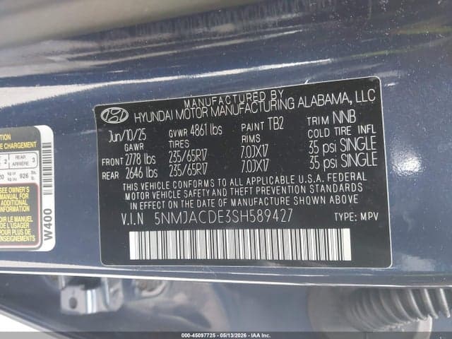 2025 HYUNDAI TUCSON SE 9