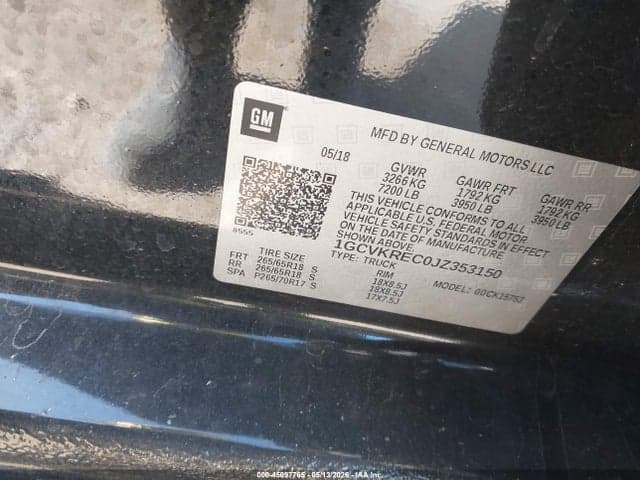 2018 CHEVROLET SILVERADO 1500 2LT 9