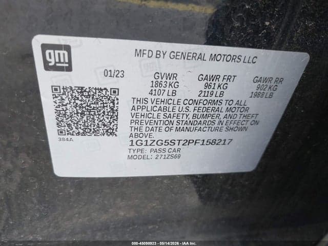2023 CHEVROLET MALIBU FWD RS 9