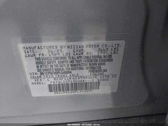 2023 NISSAN KICKS SV XTRONIC CVT 9