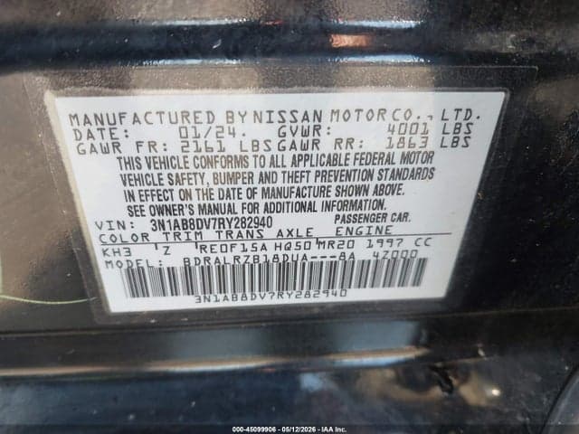 2024 NISSAN SENTRA SR XTRONIC CVT 9