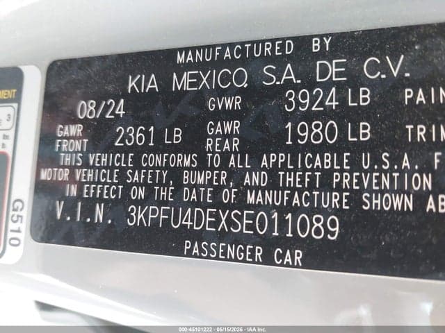 2025 KIA K4 EX 9