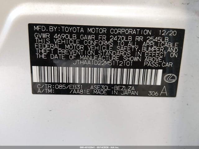 2021 LEXUS IS 300 9