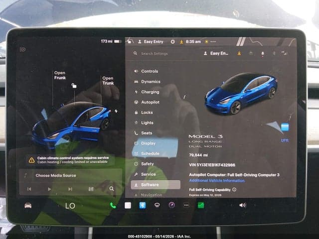 2019 TESLA MODEL 3 LONG RANGE/PERFORMANCE 7