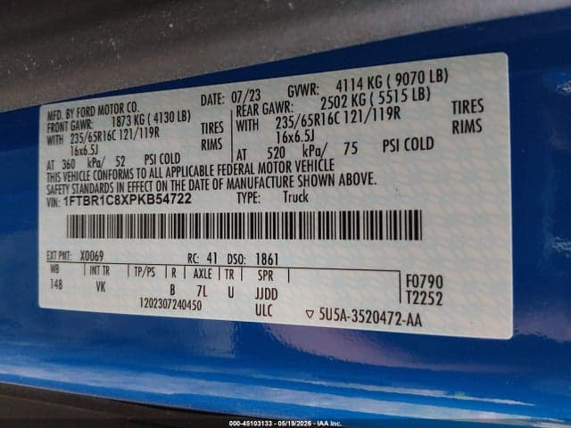 2023 FORD TRANSIT-250 9