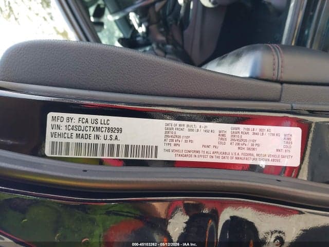 2021 DODGE DURANGO R/T AWD 9