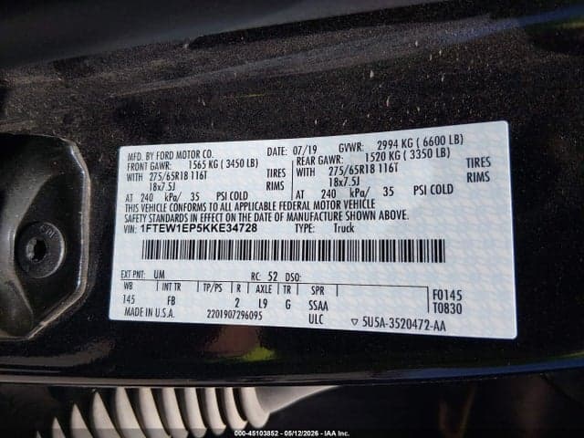 2019 FORD F-150 XLT 9