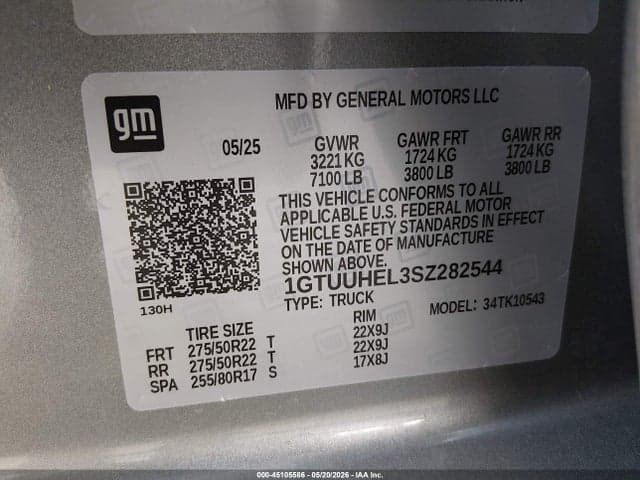 2025 GMC SIERRA 1500 4WD SHORT BOX DENALI ULTIMATE 9