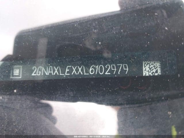 2020 CHEVROLET EQUINOX FWD LT 2.0L TURBO 9