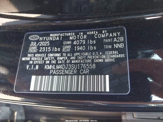 2025 HYUNDAI ELANTRA HYBRID SEL SPORT 9