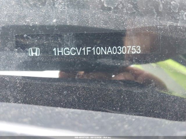 2022 HONDA ACCORD LX 9