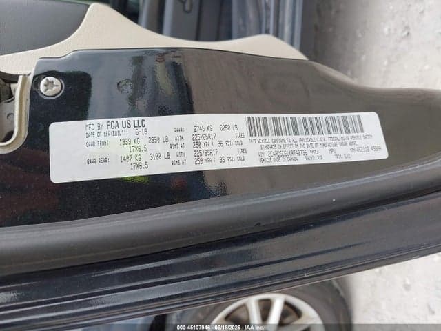 2019 DODGE GRAND CARAVAN SXT 9