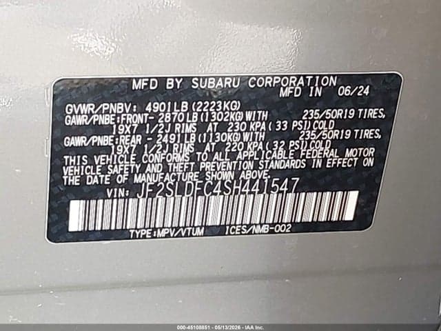 2025 SUBARU FORESTER SPORT 9