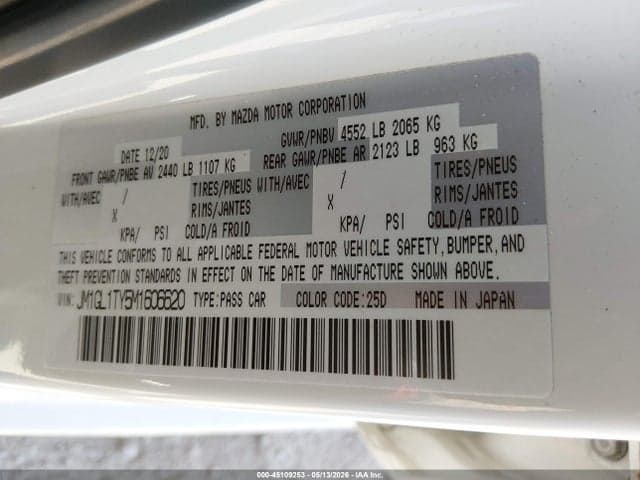2021 MAZDA MAZDA6 GRAND TOURING 9