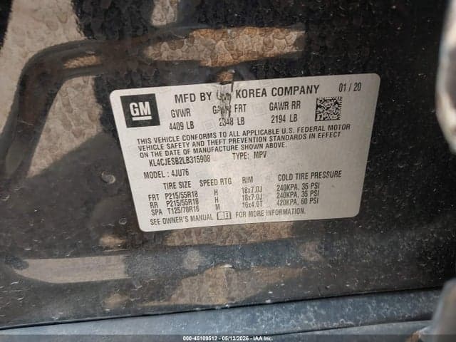 2020 BUICK ENCORE AWD PREFERRED 9