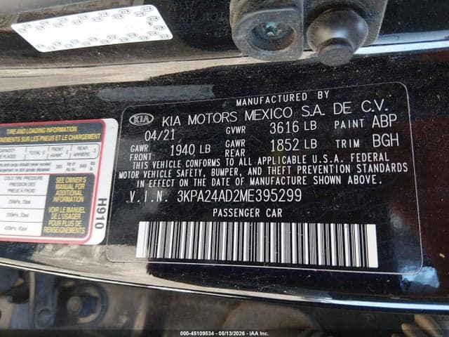 2021 KIA RIO S 9