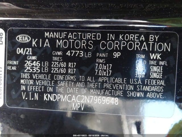 2022 KIA SPORTAGE LX 9